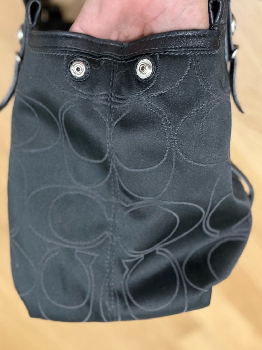Coach Mia Op Art Signature Carryall Bag/Tote - Picture 6 of 12